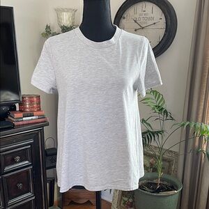 Honey Belle Light Gray Short Sleeve Crewneck Tee
